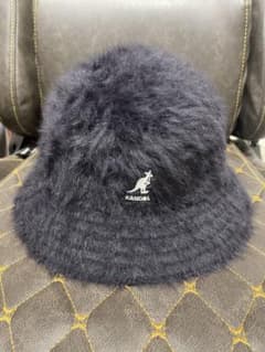 KANGOL 黒 バケットハット ファー素材のサムネイル