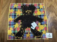 新品未使用　Vivienne Westwood ハンカチ　テディベア　くまのサムネイル