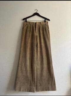 50s 60sコーデュロイパンツ 太畝 ワイドパンツ - メルカリ