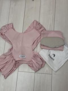 【美品】Konny 抱っこ紐 ピンク メッシュ　Lのサムネイル