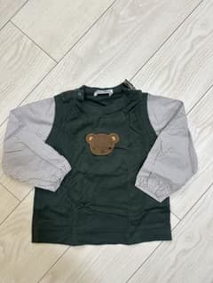 familiar クマ刺繍付きロンTのサムネイル