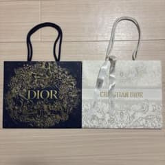 DIOR ショッパー　紙袋　2枚セットのサムネイル
