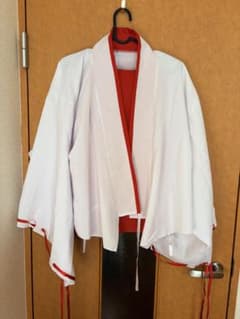 巫女さん コスプレ ハロウィン 仮装　ロング丈　大人用のサムネイル
