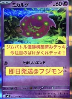 構築済みデッキ　ジムバトル優勝　ばけがくれ　デッキ　レガシー型 ばけかくれデッキ ジムバトル優勝構築 ポケモンカードゲーム - メルカリ