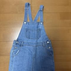 ライトブルー デニム サロペットのサムネイル