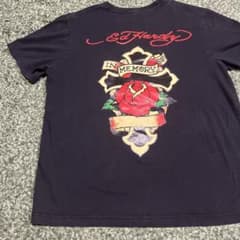 初期Ed Hardy ローズ クロス Tシャツ バックプリント Y2K 00s - メルカリ