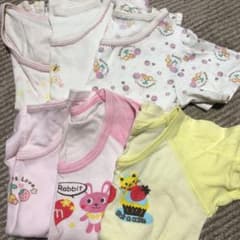 半袖肌着 女の子　6枚セットのサムネイル