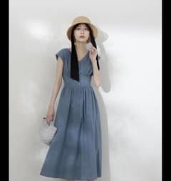 N. Natural Beauty Basic ノースリーブ ひざ丈ワンピースのサムネイル
