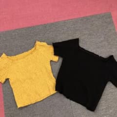 GU トップス　xl 黒のみのサムネイル