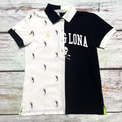 MARK & LONA ポロシャツ バイカラー スカル柄 Sサイズ - メルカリ