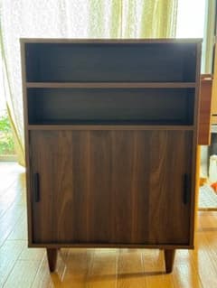 【美品】キャビネット 幅60 ルーター収納ボックス ファックス台 ラック 木製 美品】キャビネット 幅60 ルーター収納ボックス ファックス台 ラック