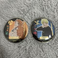 ワンピース ユニバーサルスタジオジャパン限定缶バッジ 2024