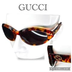 【美品】GUCCI グッチ サングラス  インターロッキング トリコロール GUCCI（グッチ） サングラス インターロッキング GG アジアンフィット