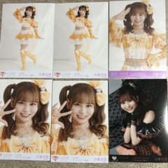 大場花菜　アリーナツアー2025 黒衣装　直筆　チュウ　コメあり 大場花菜 アリーナツアー2025 黒衣装 直筆 チュウ コメあり