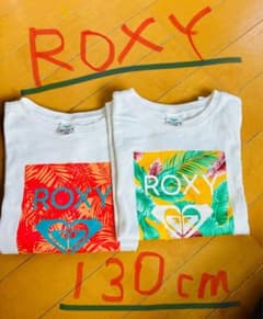 ROXY 130cm Tシャツ 2枚セット ☆☆のサムネイル