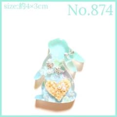 No.753　レジン ヘアゴム マグネット ピンバッジ うさぎイルカ No.874 レジン ヘアゴム マグネット ピンバッジ うさぎハート星の砂