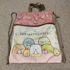 すみっコぐらし 巾着バッグ ナップサックのサムネイル