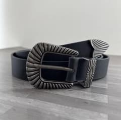 ウエスタンベルト アメカジ ヴィンテージ y2k グランジ ベルト ブラック