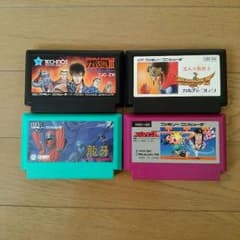 ファミコンソフト格闘物4本セットのサムネイル