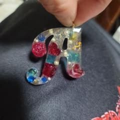 イニシャルA レジン 琥珀糖のサムネイル