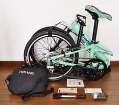 ビアンキ　Bianchi TREVIGLIO　折りたたみ【美品ヴィンテージ】 ビアンキ Bianchi TREVIGLIO 折りたたみ【美品ヴィンテージ】 - メルカリ