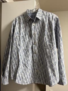 Dior 長袖シャツ 青白パターン - メルカリ