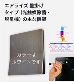 【新品】空間除菌消臭 空気清浄機 ARISE RK-W01（スタンド付き） 新品】空間除菌消臭 空気清浄機 ARISE RK-W01（スタンド付き） - メルカリ