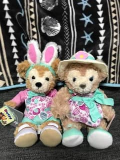 アウラニディズニー★イースターダッフィー&シェリーメイ ペアぬいぐるみ♡のサムネイル
