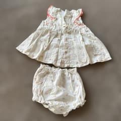 フラワープリント ワンピースとショーツセットのサムネイル