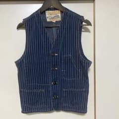 Sugar Cane & Co. ストライプデニムベスト 38 ぐちお Sugar Cane & Co. ストライプデニムベスト 38 ぐちお様専用 - メルカリ