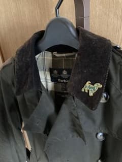 Barbour コーデュロイ襟 トレンチコート サイズUK8 - メルカリ