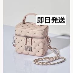 Darich キルティングビジュースクエアミニバッグ ピンク ダーリッチ