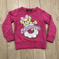 earth magic ピンク トレーナー 100cmのサムネイル