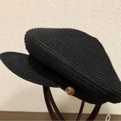 麦わらキャスケット キャップ 帽子 新品未使用のサムネイル
