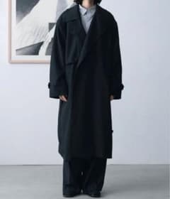 Wide long trench coat ワイドロングトレンチコートSINSS - メルカリ