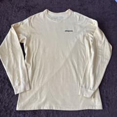 限定完売！パタゴニアバックプリントロゴ長袖TシャツM/patagonia 