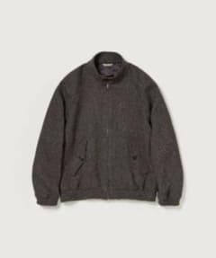 AURALEE ALPACA WOOL SILK TWEED BLOUSON - メルカリ