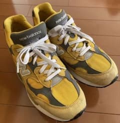 ニューバランス992 Yellow Grey - メルカリ