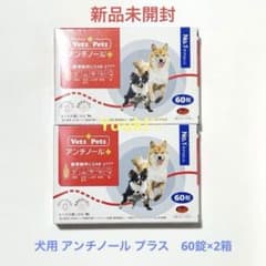 新品未開封】犬用 アンチノール プラス 60錠×2箱 - メルカリ