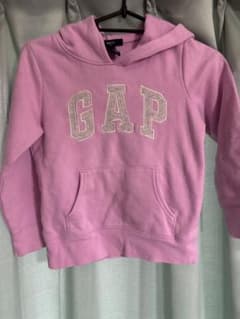 GAP Kids ギャップキッズ パーカー ピンク 120cm GAPロゴのサムネイル