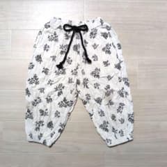 nunubiel ボトムス ボタニカル 80cm ホワイト ナチュラル パンツのサムネイル