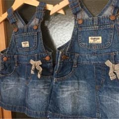 OSHKOSH♡ジャンパースカート②枚セットのサムネイル