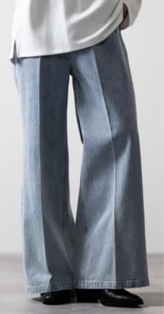 【CLEL】Vintage Design Flare Denim Pantsのサムネイル