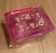 新品未使用】日焼けキティ 一番くじ収納ボックス ピンク キティ 収納