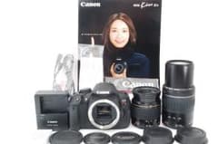 値下げ！極上美品Canon EOS Kiss x7i WレンズセットA105sのサムネイル