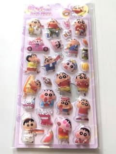 クレヨンしんちゃん ボンボンドロップシール ぷっくり シール帳