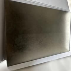 値下【HAKU LA TABLE】 ティーマット 泊一　シルバー30×20cmのサムネイル