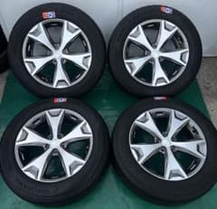 中古225/60R17 サマータイヤとスバル純正ホイール - メルカリ