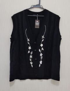 Price reduced. Showa Retro Women's Clothing LADY'S KNIT Knit Vest M