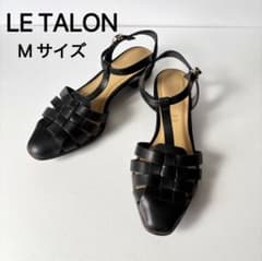 美品☆LE TALON グルカサンダル Tストラップ ブラック Mのサムネイル
